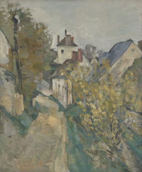Paul Cezanne La maison du Docteur Gachet a Auvers-sur-Oise Norge oil painting art